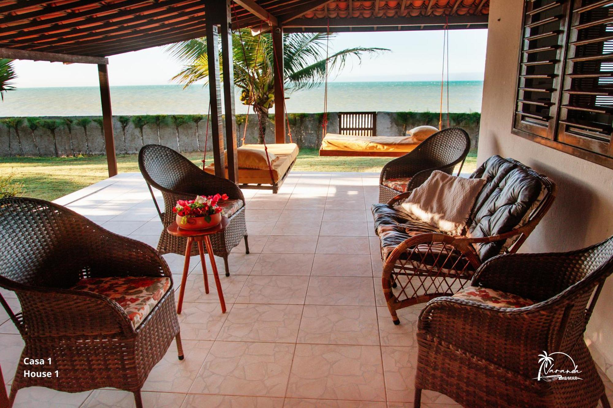 Espaco Varanda E Mar Beach Houses Сан-Мигел-ду-Гостозу Экстерьер фото